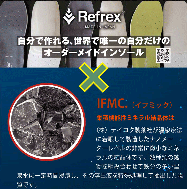 スポーツ用】リフレックスIFMC.インソール (Refrex IFMC. Sport